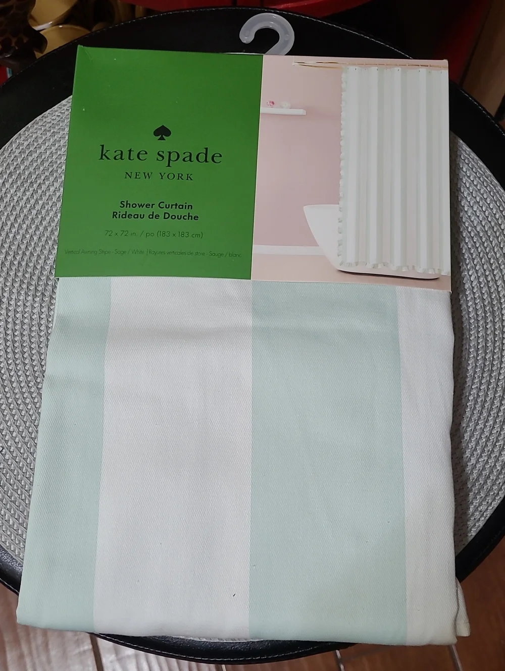Kate Spade Stripe Shower Curtain